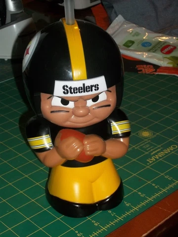 PITTSBURGH STEELERS TEENYMATES PLASTIC WATER BOTTLE Cover