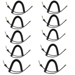 Lote de 10 cables de micrófono reemplazados para Yaesu MH-48A6J MH-42B6J MH-36B6J - Imagen 1 de 4