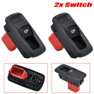 Interruptor de ventana eléctrica 8A6T14529AB para pasajeros Ford Fiesta 2008-2012 2013 2 piezas Foto 1 de 4