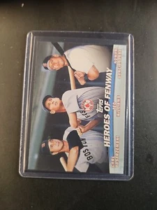 2001 Topps, Yastrzemski/Williams/Garciaparra #TC13 Heroes of Fenway (k5) - Picture 1 of 2