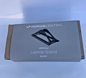 HumanCentric Vertical Laptop Stand for Desks (Matte Black) | Adjustable Holde... - Picture 1 of 7