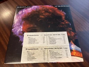 BOB DYLAN At Budokan 2LPs 1978 PROMO w/ POSTER Vinyl WHITE LABEL UNPLAYED - Picture 1 of 20