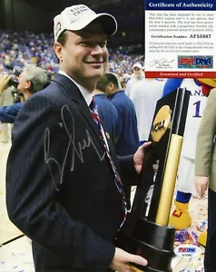 Bill Self Kansas Jayhawks coach signed PSA/DNA 8x10 photo auto autograph - Picture 1 of 1