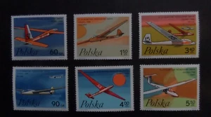 Poland 1968 SG1826/31 11th World Gliding Championships Aircraft MNH UM unmounted - Imagen 1 de 1