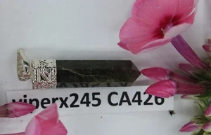 powerful dark Amethyst Pendant Natural Stone silver colour Reiki Healing Amulet - Photo 1 sur 3