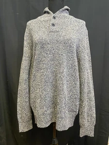 J.CREW Lambswool Sweater Men’s M Winter Knit Pullover Henley Preppy Nordic Warm - Picture 1 of 3
