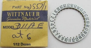 Wittnauer D11AE Uhrenteil Kalender / Tagesscheibe 6Hr. - Bild 1 von 3