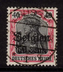 Besetzung I Weltkrieg Belgien 20 b I zentrisch gestempelt geprüft (23284) - Picture 1 of 2