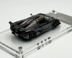 Coche de metal diecast deportivo de carreras Timetop escala 1:64 carbono completo dorado uno 1 - Imagen 1 de 12