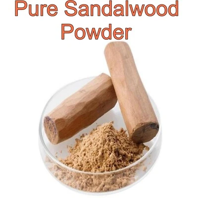 Pure Sandalwood Powder 100% High Quality Face Mask Acne Pimples Ayurveda Wrinkle - Image 1 of 4