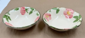 2er Set Franziskaner Wüstenrose Dessert Beere Obstschalen 5,75" Hergestellt in den USA - Bild 1 von 6