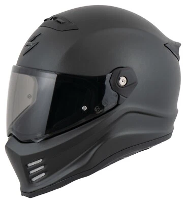 Scorpion Covert FX Fighter Integral Helm schwarz matt INKL zweites Visier getönt - Bild 1 von 4