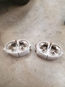 1959 BMW 600 Isetta left and right cylinder heads Original OEM 00 21 080, 083 - Picture 1 of 5