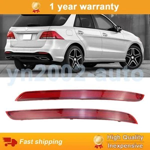1Pair Rear Bumper Reflector Light Fits For Benz W166 ML350 ML400 GLE350 GLE400 - Picture 1 of 9