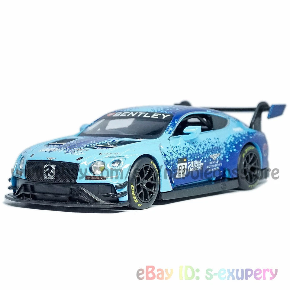 1/32 Bentley Continental GT3 #93 Modelo Coche Diecast Vehículo Colección Niños Regalo Foto 1 de 4