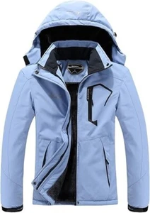Moerdeng Damen blau wasserdicht Berg Ski Winter Schnee Mantel Größe Large neu ohne Etikett - Bild 1 von 5