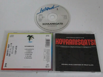 Philip Glass ‎– Koyaanisqatsi  /  Island Records ‎– 255 626 CD ALBUM  - Bild 1 von 3