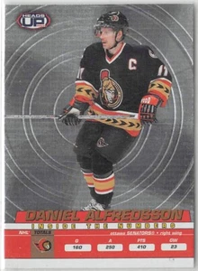 2002-03 Pacific Heads Up Inside the Numbers #16 Daniel Alfredsson - Picture 1 of 2