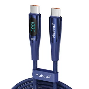 Mgbca Nylon Sonic Fast Charge USB-C Cable For Motorola Moto G Play 2023/2024 - Picture 1 of 22