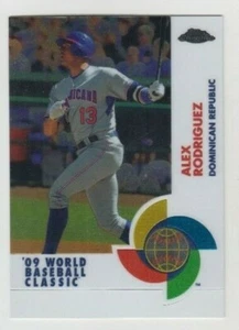 Alex Rodriguez 2009 TOPPS CHROME '09 WORLD BASEBALL CLASSIC #W13 DOMINICAN REPUB - Picture 1 of 1