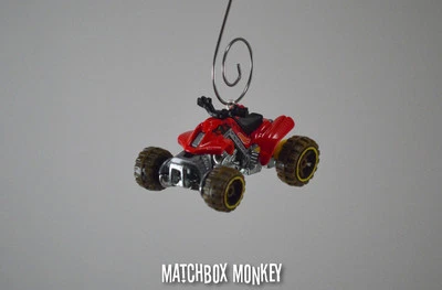 Custom Race Quad ATV Christmas Ornament 1/64 Polaris Suziki Kawasaki Yamaha Apex - Image 1 of 4
