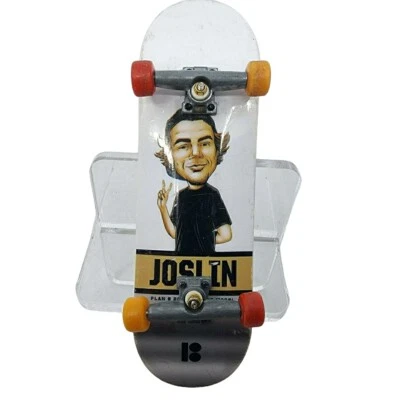 Tech Deck Mini Skateboard Joslin Plan B 18 Diapasón Miniatura 4 en Blanco RARO Foto 1 de 4