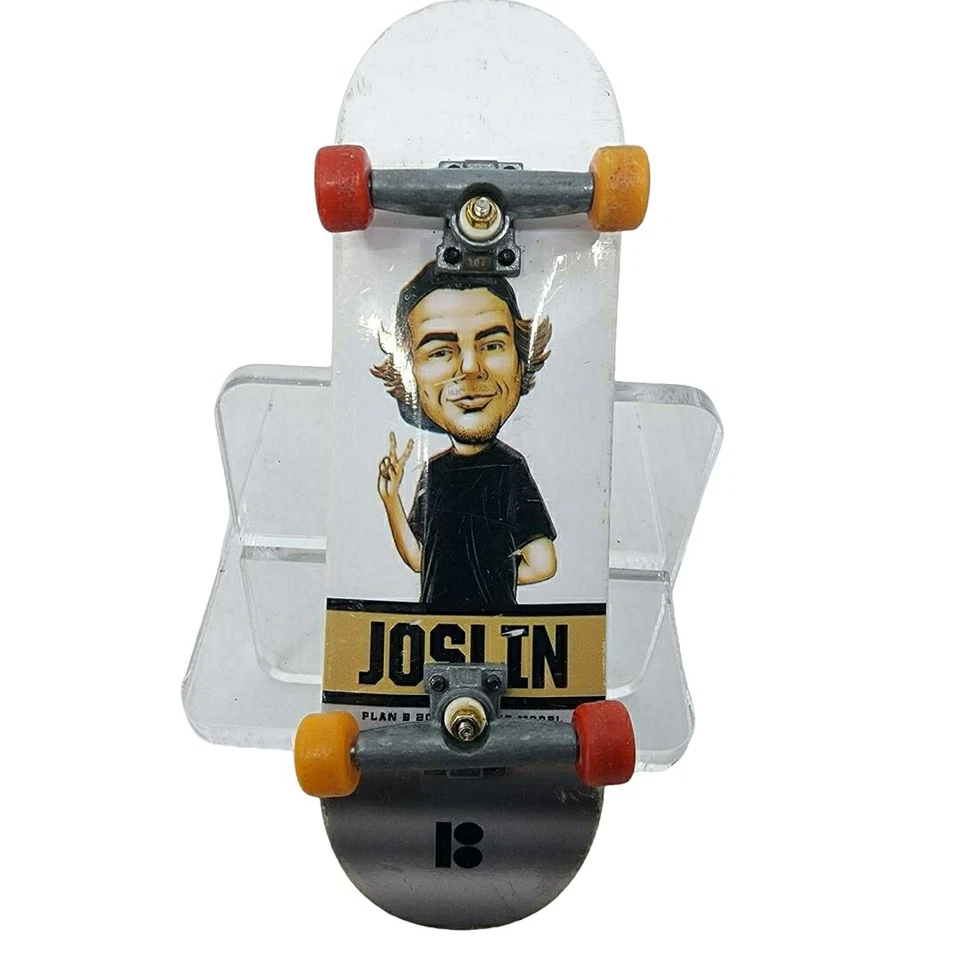 Tech Deck Mini Skateboard Joslin Plan B 18 Miniature Fingerboard 4 in White RARE - Image 1 of 4