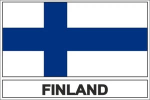 Sticker adesivi adesivo bandiera finlandia FIN - Imagen 1 de 1