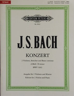 J.S.Bach Concerto in D Minor for two violins and Piano BWV 1043 - Image 1 of 2