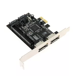 PCIe To 2x SATA2.0 + IDE 40pin + 2x ESATA Hard Disk Controller Adapter Raid Card - Picture 1 of 6