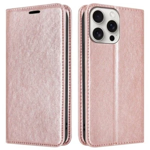 Étui Pour Apple IPHONE 15 14 13 Pro Max, Vrai Luxe Portefeuille Cuir Rabattable - Picture 1 of 48