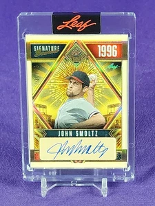 2025 Leaf Seasons in the Sun John Smoltz Autogramm Nummeriert - Bild 1 von 3