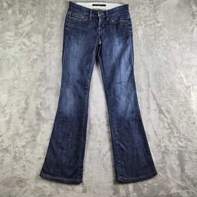 Pantalones de mezclilla Joes para mujer 26x30 azul elástico Thomson lavado oscuro basculante piernas acampanadas Foto 1 de 4