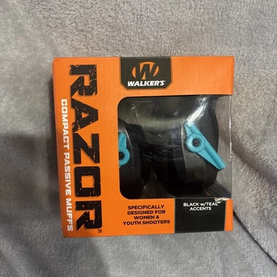 Walkers GWP-RSEM-TL Slim Shooter Folding Electronic Earmuff 23 dB  Black New - Image 1 of 4