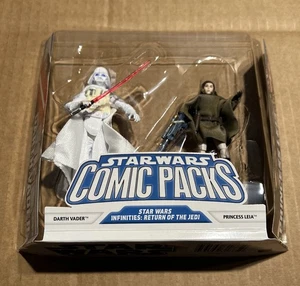 Star Wars Comic Packs #11 White Darth Vader & Princess Leia - No Comic - BITTE LESEN - Bild 1 von 7