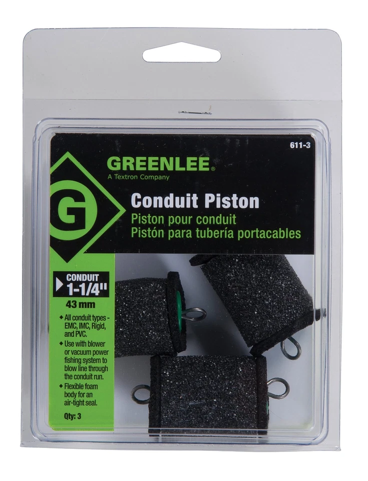 Pistón 611-3, 1 1/4", Pk3 Foto 1 de 1