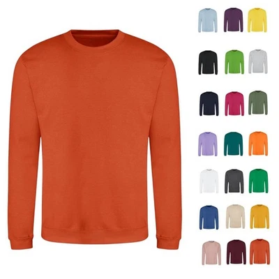 AWDis Sudadera Lisa Cuello Redondo | Suéter Cálido Informal | Suéter Jumper Foto 1 de 4