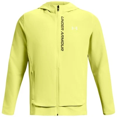 Under Armour Mens Outrun Storm Jacket Outerwear Sports Training Fitness Gym - Image 1 of 3