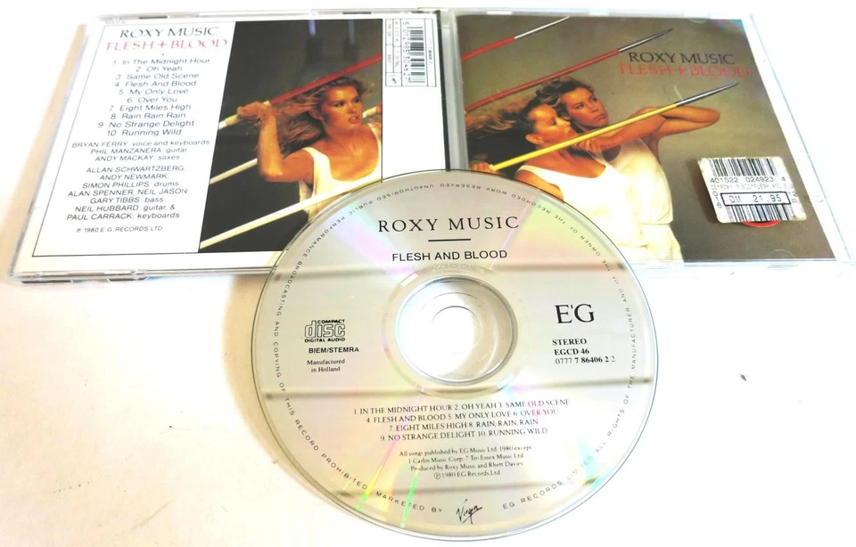 Roxy Music - Flesh & Blood (1980) Bryan Ferry / Paul Carrack - Bild 1 von 1