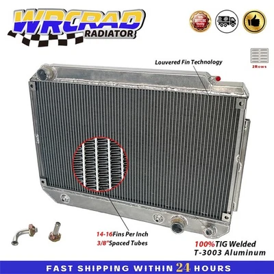 Aluminum Radiator For 1972-1981 Mercedes-Benz R107 C107 450 SL SLC 1075010801 - Imagem 1 de 4