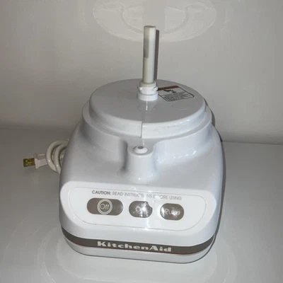 KitchenAid Food Processor KFP600 White Base Motor Only Replacement Part Tested - Image 1 of 4