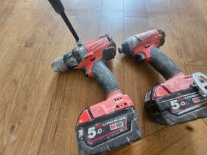 Milwaukee M18 FPD/FID Fuel M18 Cordless Combi Hammer Drill & Impact Driver - Picture 1 of 4
