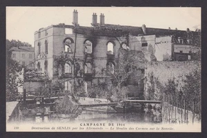 FRANCE, Postcard, Senlis, The Carmes mill on the Nonette, WWI - Picture 1 of 2