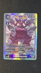 GranDracmon SR BT23-068 M PF Digimon Hackers Slumber Series - Foto 1 di 2
