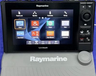 Raymarine eS97 HybridTouch GPS Chartplotter - BAD TOUCH,  BAD SONAR PORT - Image 1 of 4