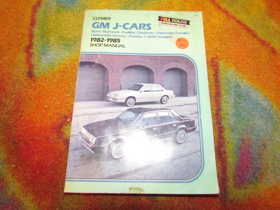 Manual De Taller Clymer - GM J Cars 1982 - 1985 3ª Edición 279 Páginas # A142 - Imagen 1 de 1