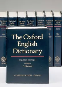 The Oxford English Dictionary Volumes 1-16 NEW AND SEALED SOLD SEPERATE - Imagen 1 de 49