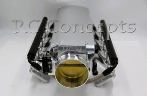 102MM ALUMINIO HIGH RISE LS3 L92 LSA COLECTOR DE ADMISIÓN 6.2L PLATA CUERPO DEL ACELERADOR - Imagen 1 de 14