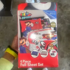 Brand new! Never used super mario full size sheet set - Picture 1 of 2