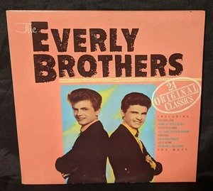The Everly Brothers-24 Original Classics 2 X LP Arista AL 9-8207 Rock 1984 NM - Picture 1 of 4
